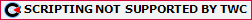 Scripting is not supported by TWC